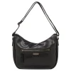 Online Borsa a Spalla nera da Donna Lora con tasca frontale Ferres Donna Borse A Tracolla Donna