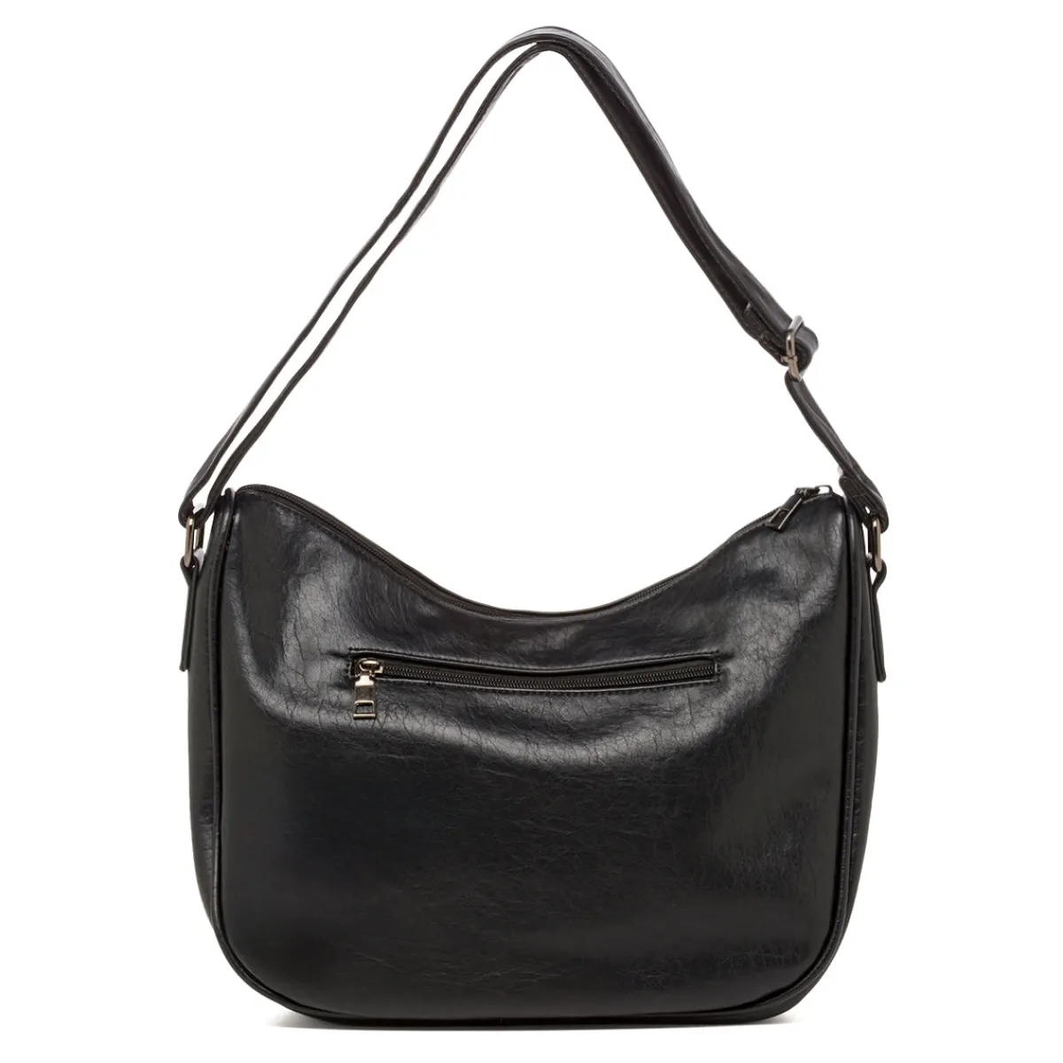 Online Borsa a Spalla nera da Donna Lora con tasca frontale Ferres Donna Borse A Tracolla Donna