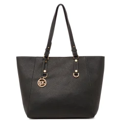 Online Borsa a spalla nera da Donna con logo Donna Borse A Spalla