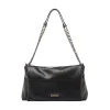 Online Borsa a Spalla Nera da Donna con manici a Catena Donna Borse A Tracolla Donna