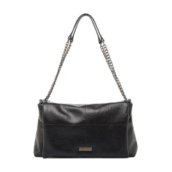 Online Borsa a Spalla Nera da Donna con manici a Catena Donna Borse A Tracolla Donna
