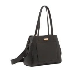 Hot Borsa a spalla nera da Donna con portafoglio Donna Borse A Spalla