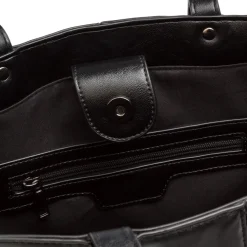 Hot Borsa a spalla nera da Donna effetto stropicciato Donna Borse A Spalla