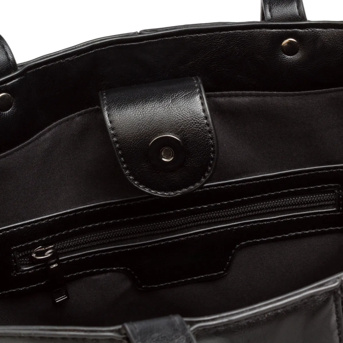 Hot Borsa a spalla nera da Donna effetto stropicciato Donna Borse A Spalla