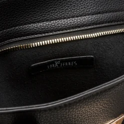 Online Borsa a spalla nera da Donna con logo Donna Borse A Spalla