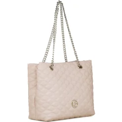 Best Borsa a spalla rosa chiaro da Donna trapuntata con motivo a rombi Donna Borse A Spalla