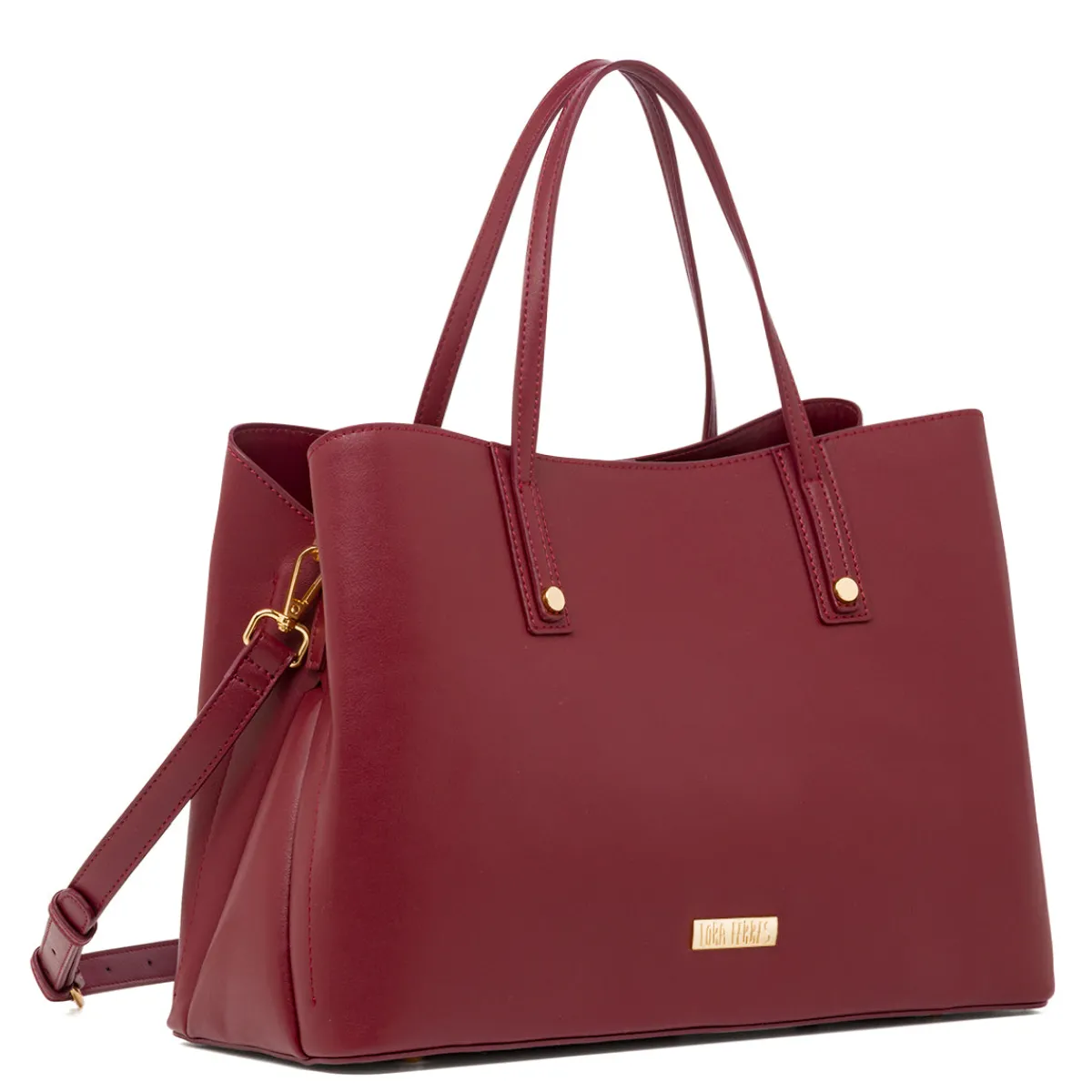 New Borsa a spalla rossa da Donna con tracolla rimovibile Donna Borse A Spalla