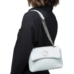 Hot Borsa a tracolla azzurra da Donna con catena Donna Borse A Tracolla Donna