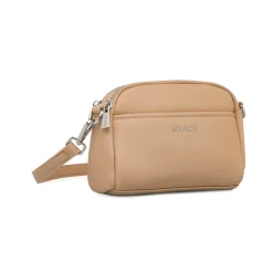 Discount Borsa a tracolla beige da donna con doppio scomparto Donna Borse A Tracolla Donna