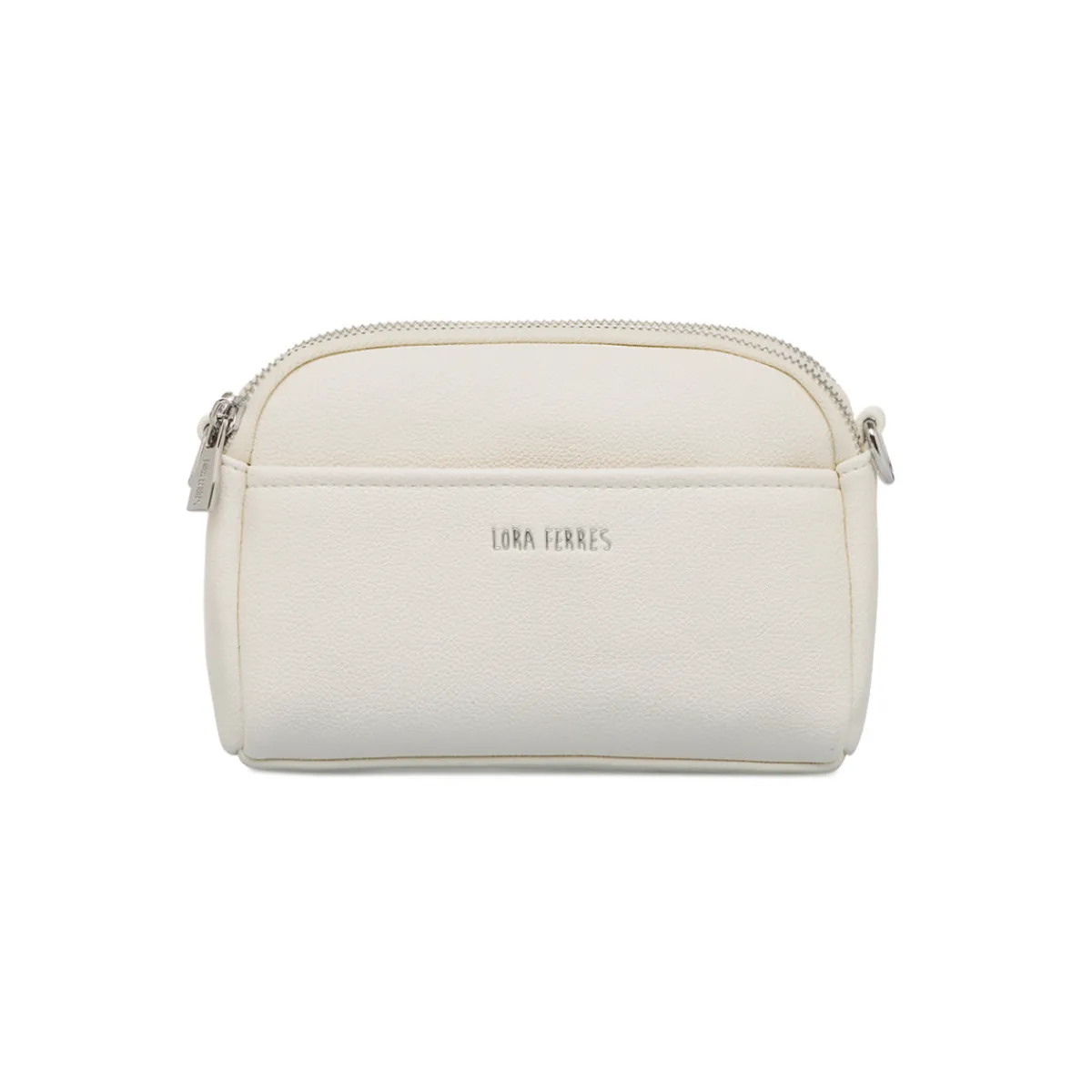 Online Borsa a tracolla bianca da donna con doppio scomparto Donna Borse A Tracolla Donna