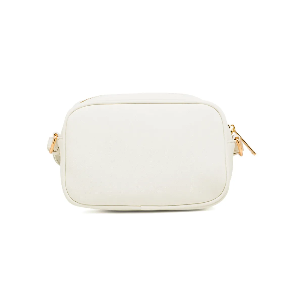 Sale Borsa a Tracolla Bianca da Donna con logo dorato Donna Borse Cerimonia|Borse A Tracolla Donna