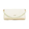 Online Borsa a Tracolla Bianca da Donna con catena e logo Donna Borse A Tracolla Donna