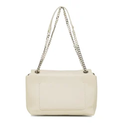 Borsa a tracolla bianco off-white da Donna con catena e logo in metallo Donna Borse A Tracolla Donna|Scarpe Eleganti
