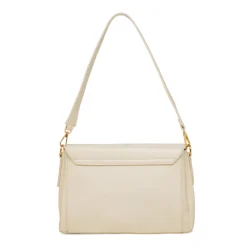 Discount Borsa a tracolla bianco off-white da Donna con logo in metallo Donna Borse A Tracolla Donna|Scarpe Eleganti