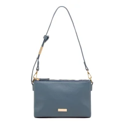 Discount Borsa a tracolla Blu con logo regolabile da Donna e tripla cerinera Donna Borse A Tracolla Donna