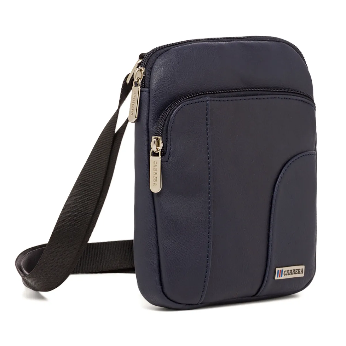 New Borsa a tracolla blu da Uomo con logo frontale Uomo Borse A Tracolla Uomo