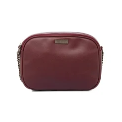 Best Borsa a tracolla Bordeaux da Donna con chiusura zip Donna Borse A Tracolla Donna