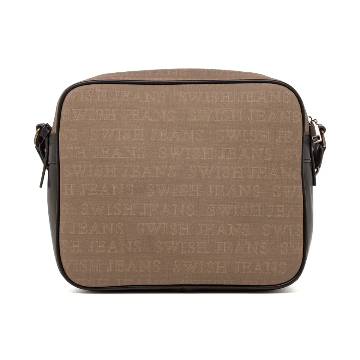 Online Borsa a Tracolla da Donna Marrone con Doppia Tasca Donna Borse A Tracolla Donna