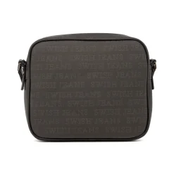 Sale Borsa a Tracolla da Donna Nera con Doppia Tasca Donna Borse A Tracolla Donna