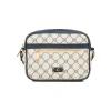 New Borsa a tracolla da Donna bianco off-white e blu con logo Donna Borse A Tracolla Donna