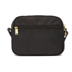 New Borsa a Tracolla da Donna Nera con Dettagli Oro Donna Borse A Tracolla Donna