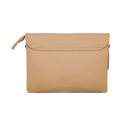 Online Borsa a tracolla donna beige con dettagli cuciture a vista Donna Borse A Tracolla Donna