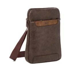 Discount Borsa a tracolla marrone da Uomo con tasca frontale Uomo Borse A Tracolla Uomo|Look Marrone Uomo 👞