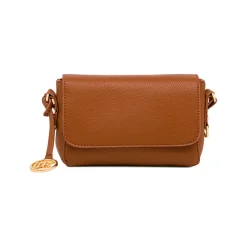 New Borsa a Tracolla Marrone da Donna con ciondolo logo Donna Borse A Tracolla Donna