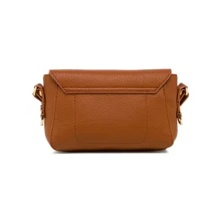 New Borsa a Tracolla Marrone da Donna con ciondolo logo Donna Borse A Tracolla Donna