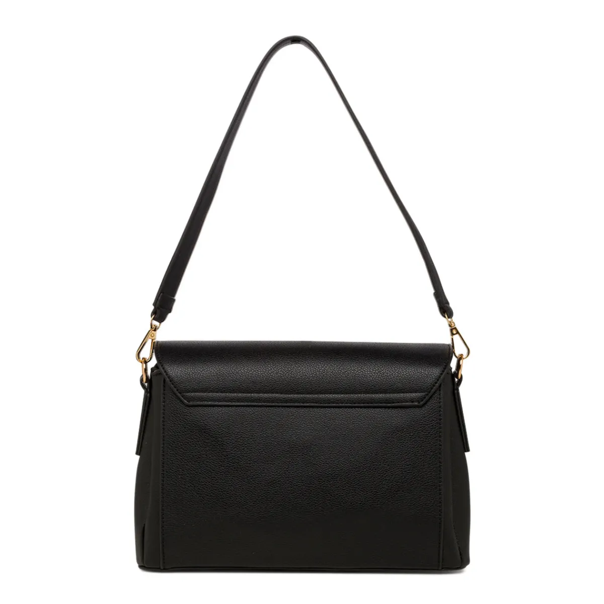 Hot Borsa a tracolla nera da Donna con logo in metallo Donna Borse A Tracolla Donna