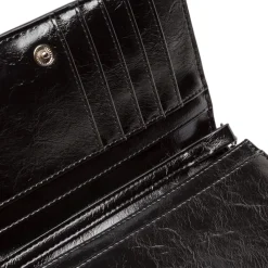 Borsa a tracolla nera da Donna effetto vernice Donna Clutch & Pochette