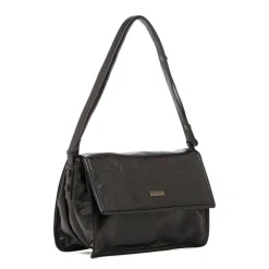 Best Borsa a tracolla nera da Donna effetto invecchiato Donna Borse A Tracolla Donna