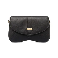 New Borsa a tracolla nera da Donna con Patta Donna Borse A Tracolla Donna