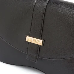 New Borsa a tracolla nera da Donna con Patta Donna Borse A Tracolla Donna