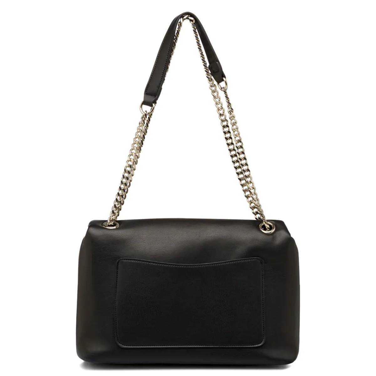 Outlet Borsa a tracolla nera da Donna con catena Donna Borse A Tracolla Donna