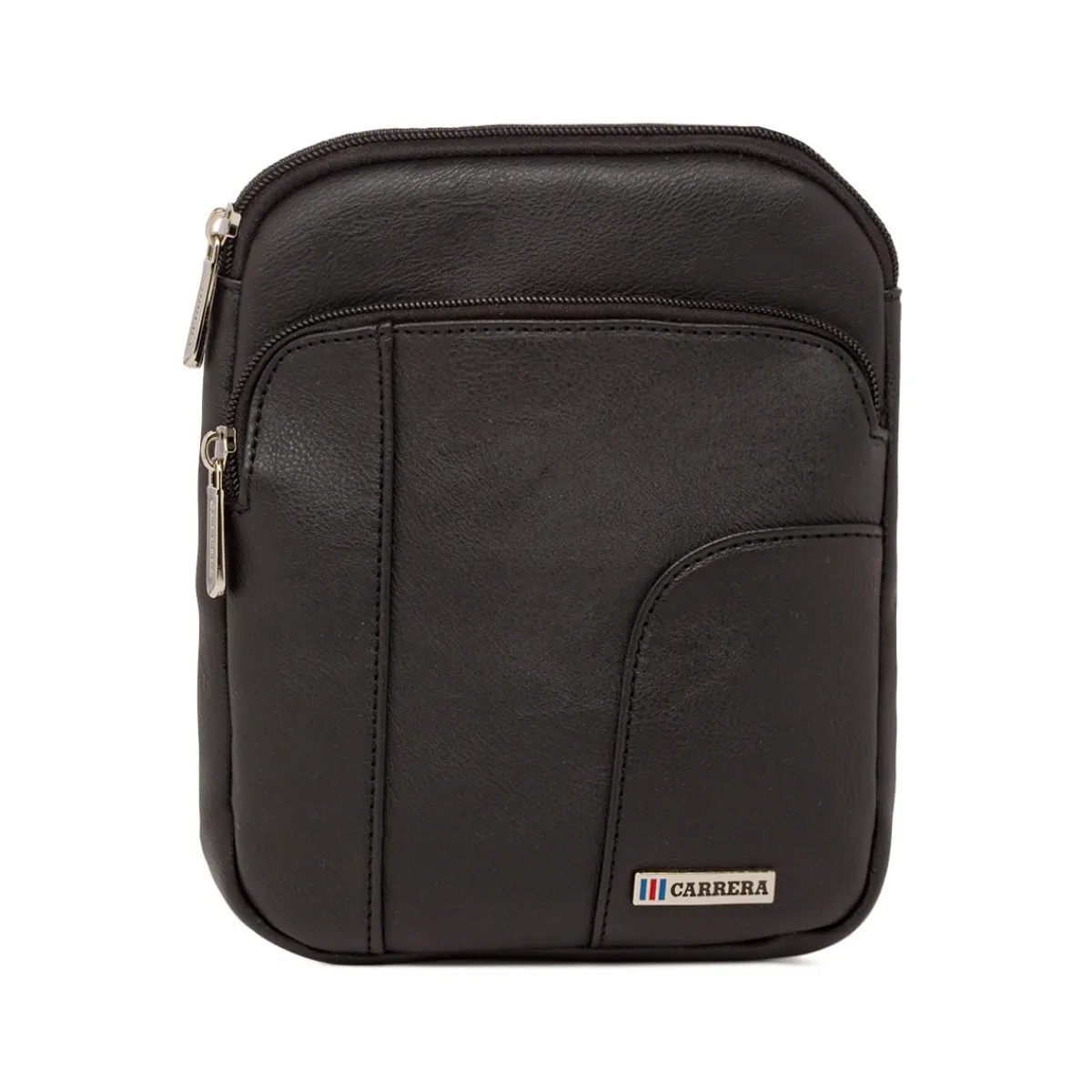 Sale Borsa a tracolla nera da Uomo con logo frontale Uomo Borse A Tracolla Uomo