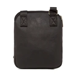 Sale Borsa a tracolla nera da Uomo con logo frontale Uomo Borse A Tracolla Uomo