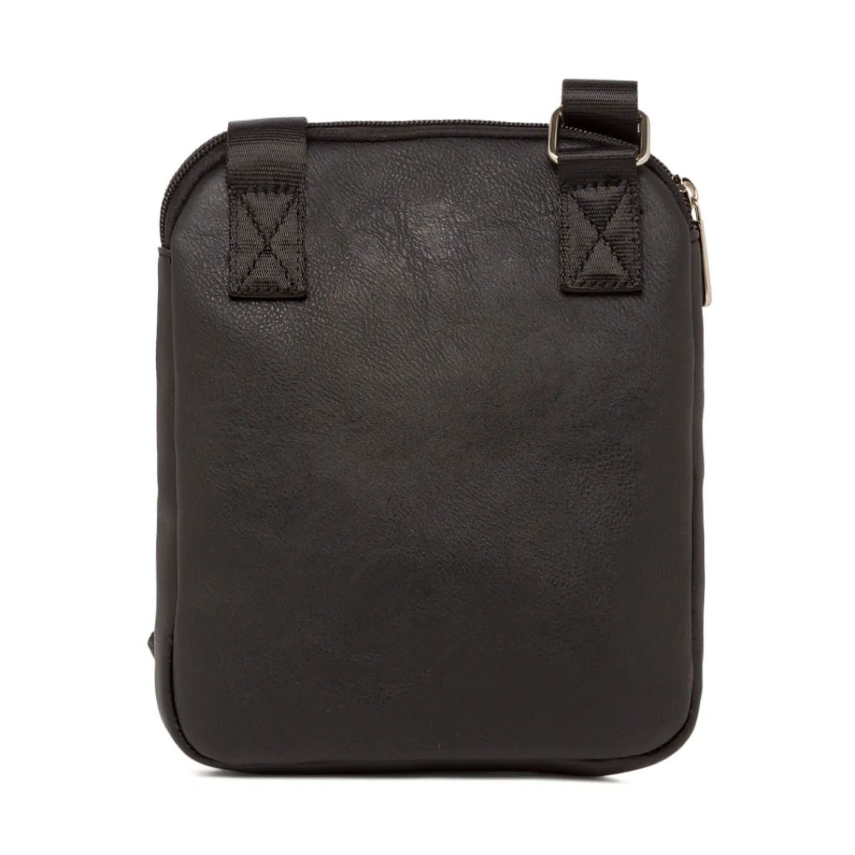 Sale Borsa a tracolla nera da Uomo con logo frontale Uomo Borse A Tracolla Uomo