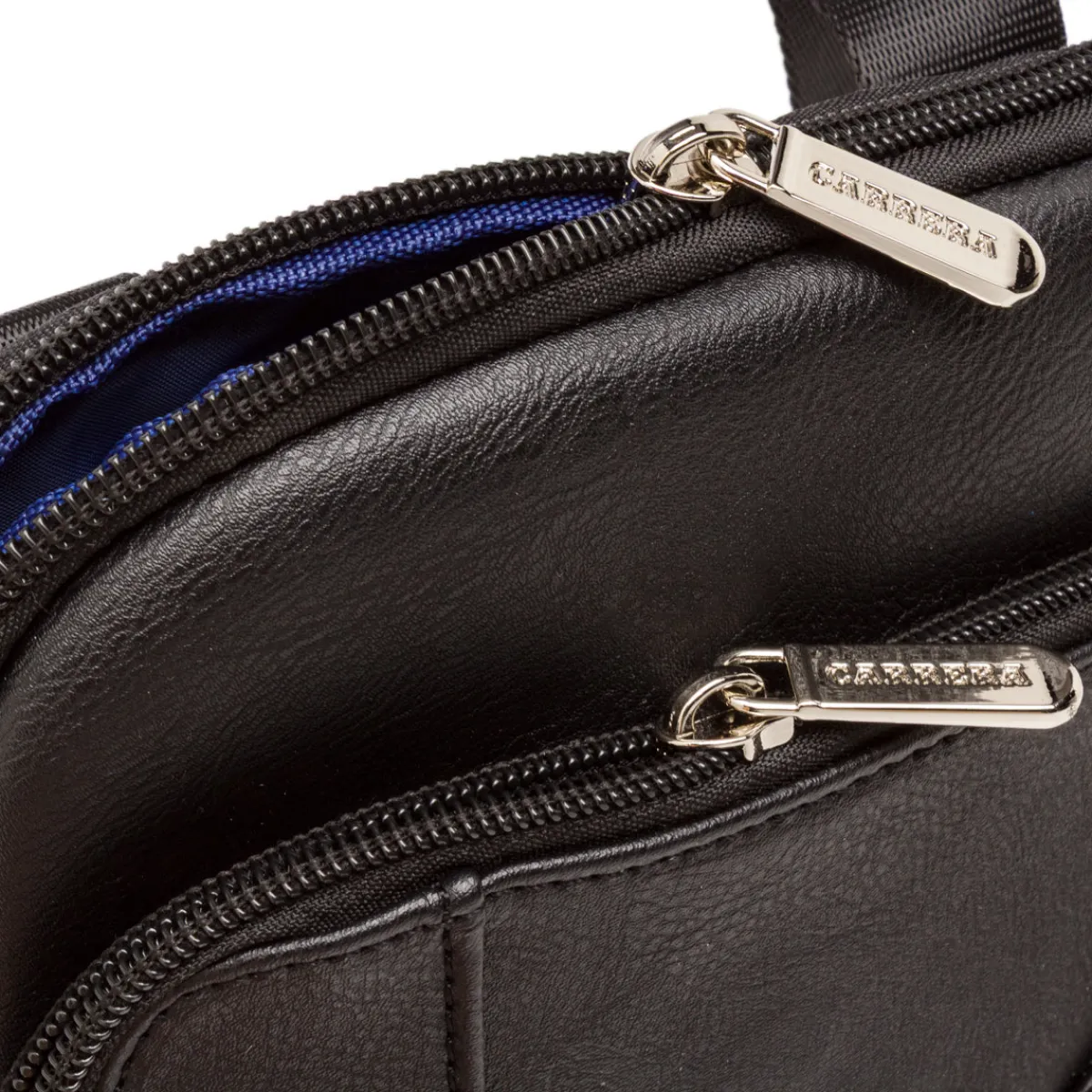 Sale Borsa a tracolla nera da Uomo con logo frontale Uomo Borse A Tracolla Uomo