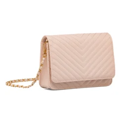 Online Borsa a tracolla rosa da Donna con motivo trapuntato Donna Borse A Tracolla Donna|Scarpe Eleganti