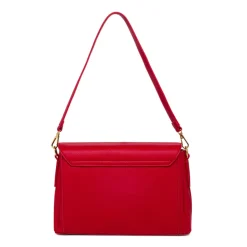Hot Borsa a tracolla rossa da Donna con logo in metallo Donna Borse A Tracolla Donna