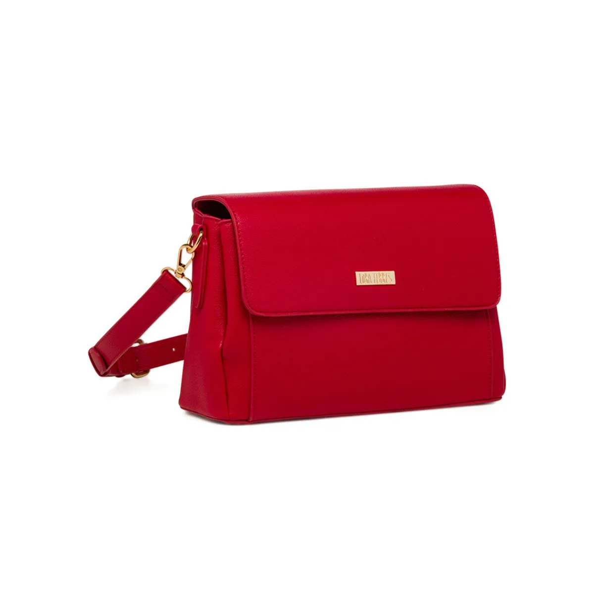 Hot Borsa a tracolla rossa da Donna con logo in metallo Donna Borse A Tracolla Donna