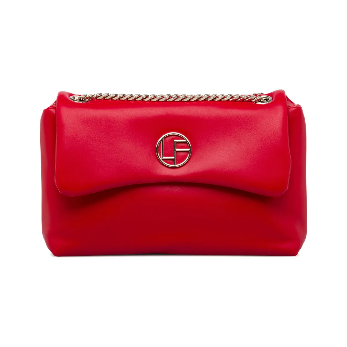 Hot Borsa a tracolla rossa da Donna con catena e dettaglio logo Donna Borse A Tracolla Donna