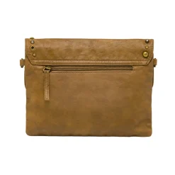 Best Borsa a tracolla marrone da donna con borchie Donna Borse A Tracolla Donna