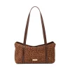 Sale Borsa con stampa leopardata marrone da Donna Donna Borse A Spalla