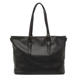 Borsa da Donna Nera con Doppio Manico Donna Shoppers|Borse A Spalla