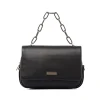 Best Borsa nera a tracolla da Donna con catena Donna Borse A Tracolla Donna