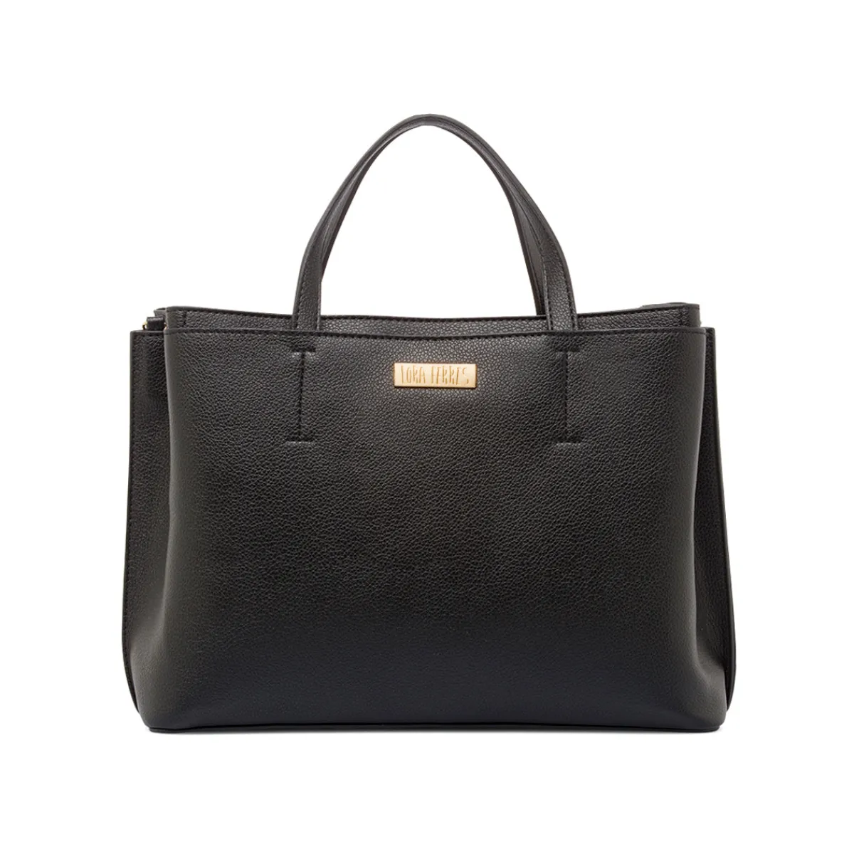 Outlet Borsa nera da Donna con dettaglio cuciture a vista Donna Borse A Tracolla Donna