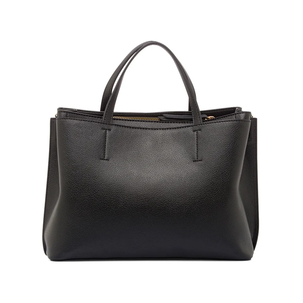 Outlet Borsa nera da Donna con dettaglio cuciture a vista Donna Borse A Tracolla Donna