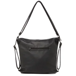 Sale Borsa nera da Donna con tracolla e doppia zip Donna Zaini Donna